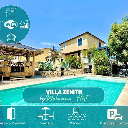 Zenith - Piscine Chauffee & Paillotte Bambou Nîmes